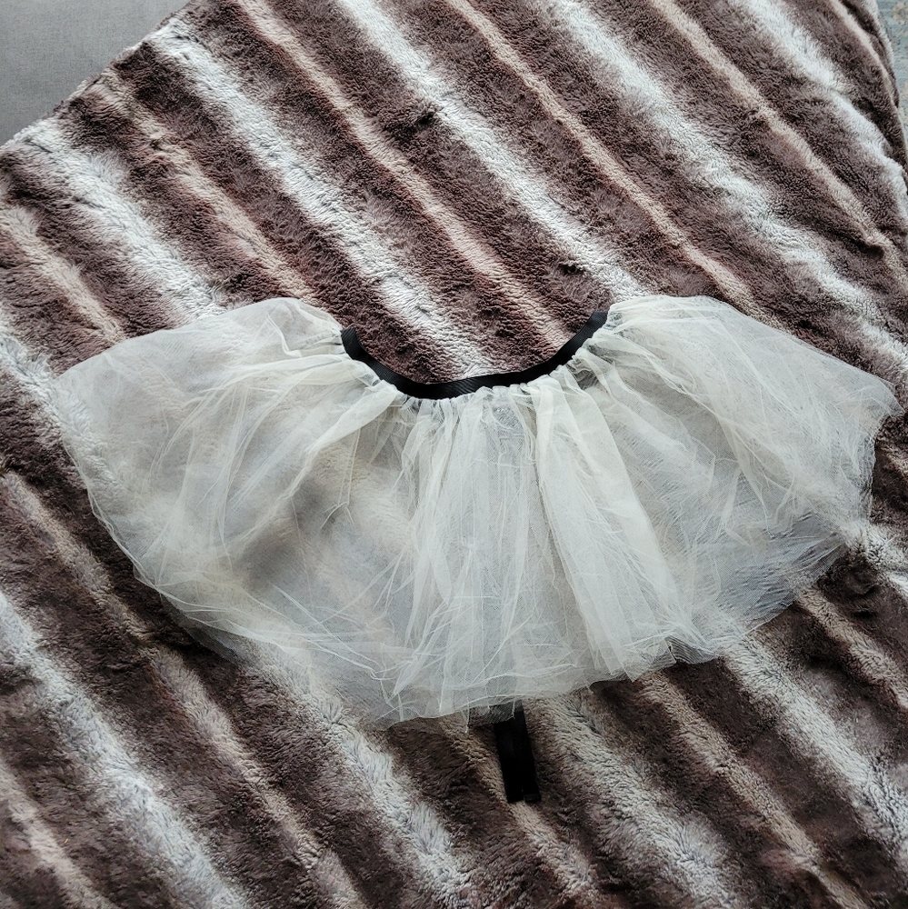 Talula ivory mini tulle ballerina skirt medium